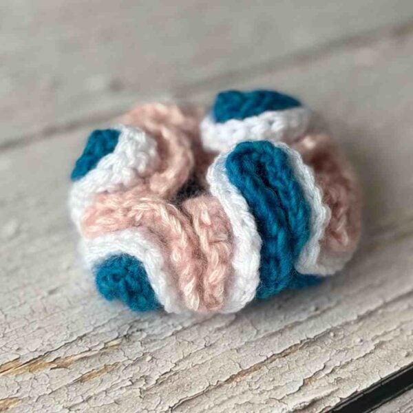ruffle crochet scrunchie pattern