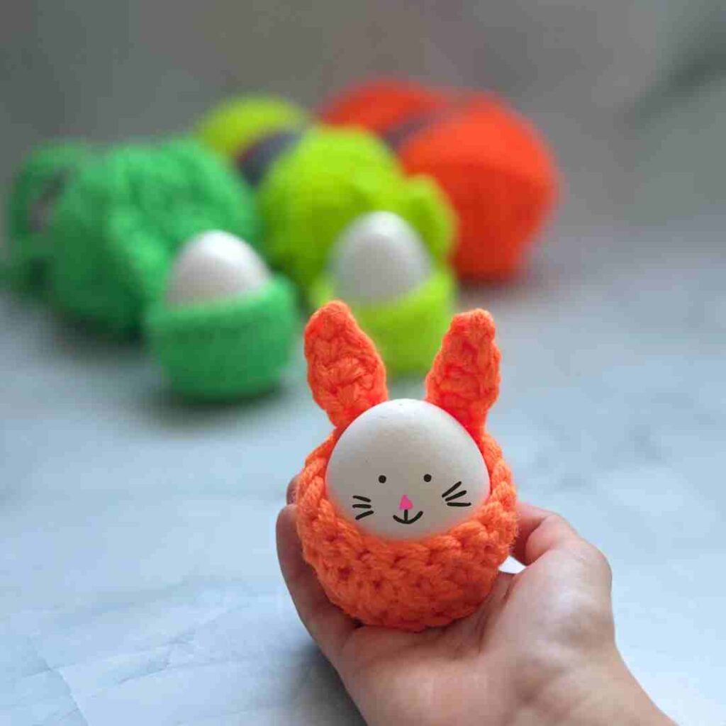 15-Min Crochet Easter Egg Cosy Pattern For Beginners (FREE!)