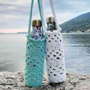 Festival Water Bottle Holder Crochet Pattern by Start Crochet