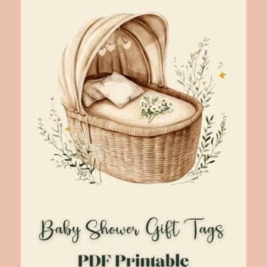 Baby Shower Gift Tags Printable for handmade & DIY