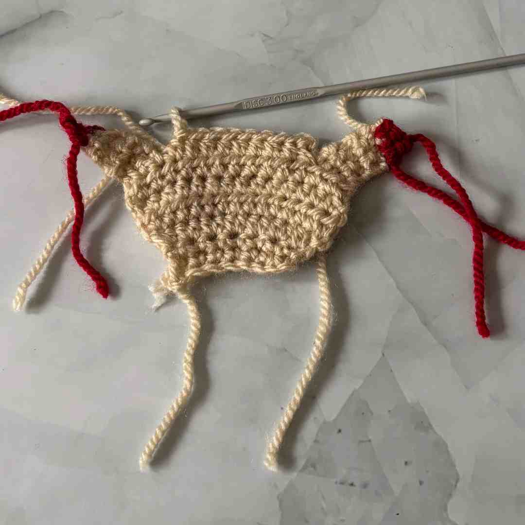 Ugly Christmas Sweater Applique crochet pattern Ugly Christmas Sweater Applique crochet pattern