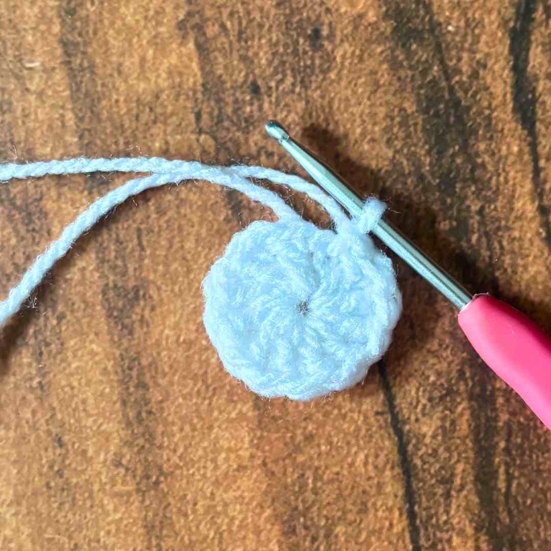 beginner snowflake coaster crochet tutorial with step-by-step photos