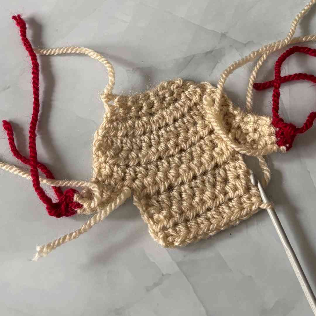 Ugly Christmas Sweater Applique Porgress Photos Ugly Christmas Sweater Applique Porgress Photos