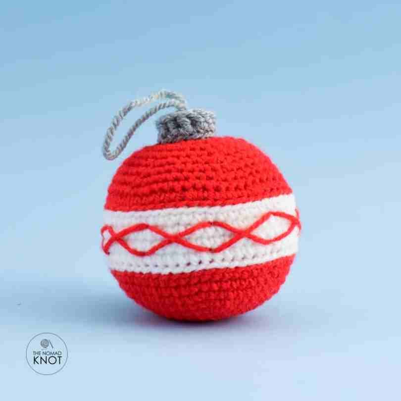 Free Christmas Ornament Set Crochet Pattern by The Nomad Knot