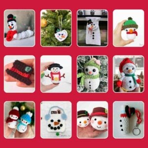 Snowman Crochet patterns for beginners