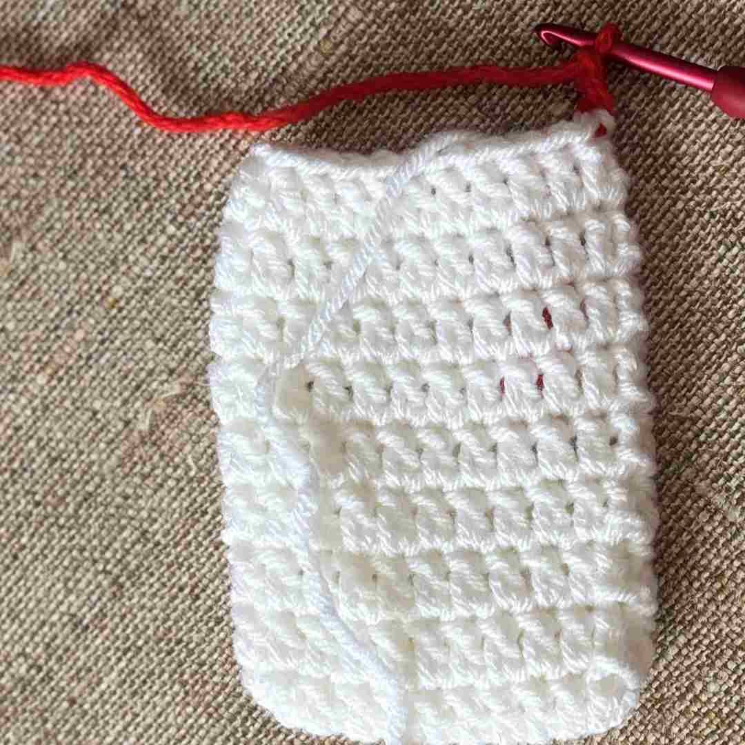 snowman eyeglasses case crochet pattern for beginners