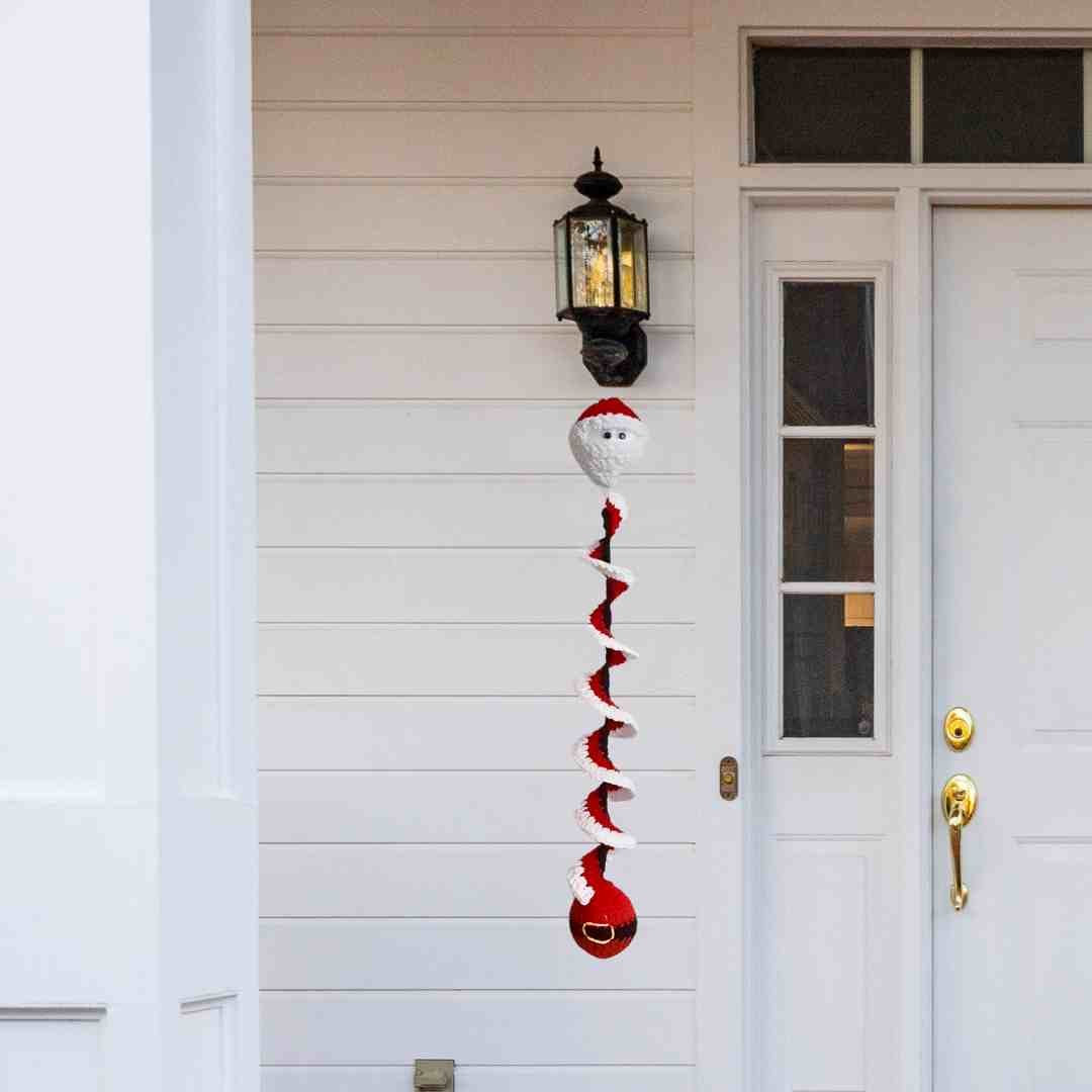 Christamas Wind Spinner on porch Christamas Wind Spinner on porch