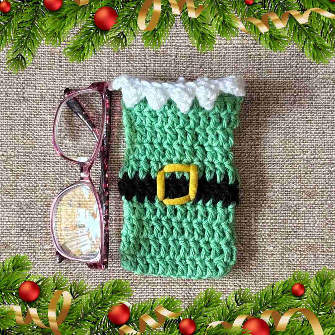 Elf Eyeglasses Case crochet pattern