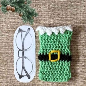 Elf Eyeglasses case crochet pattern for beginners