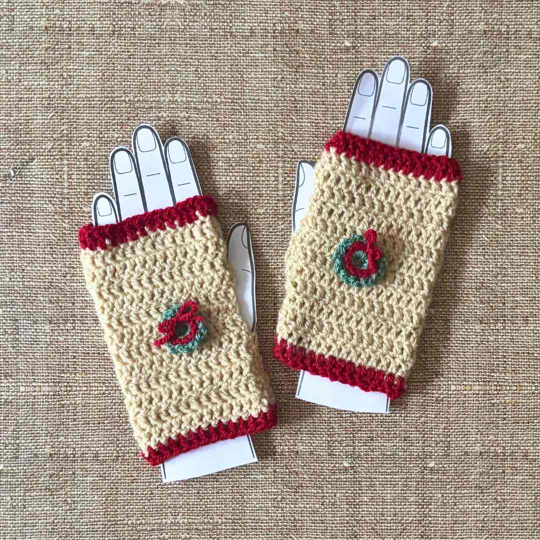 hands template for crochet free