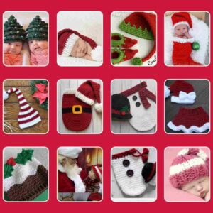12 Baby Christmas Hat Crochet Patterns
