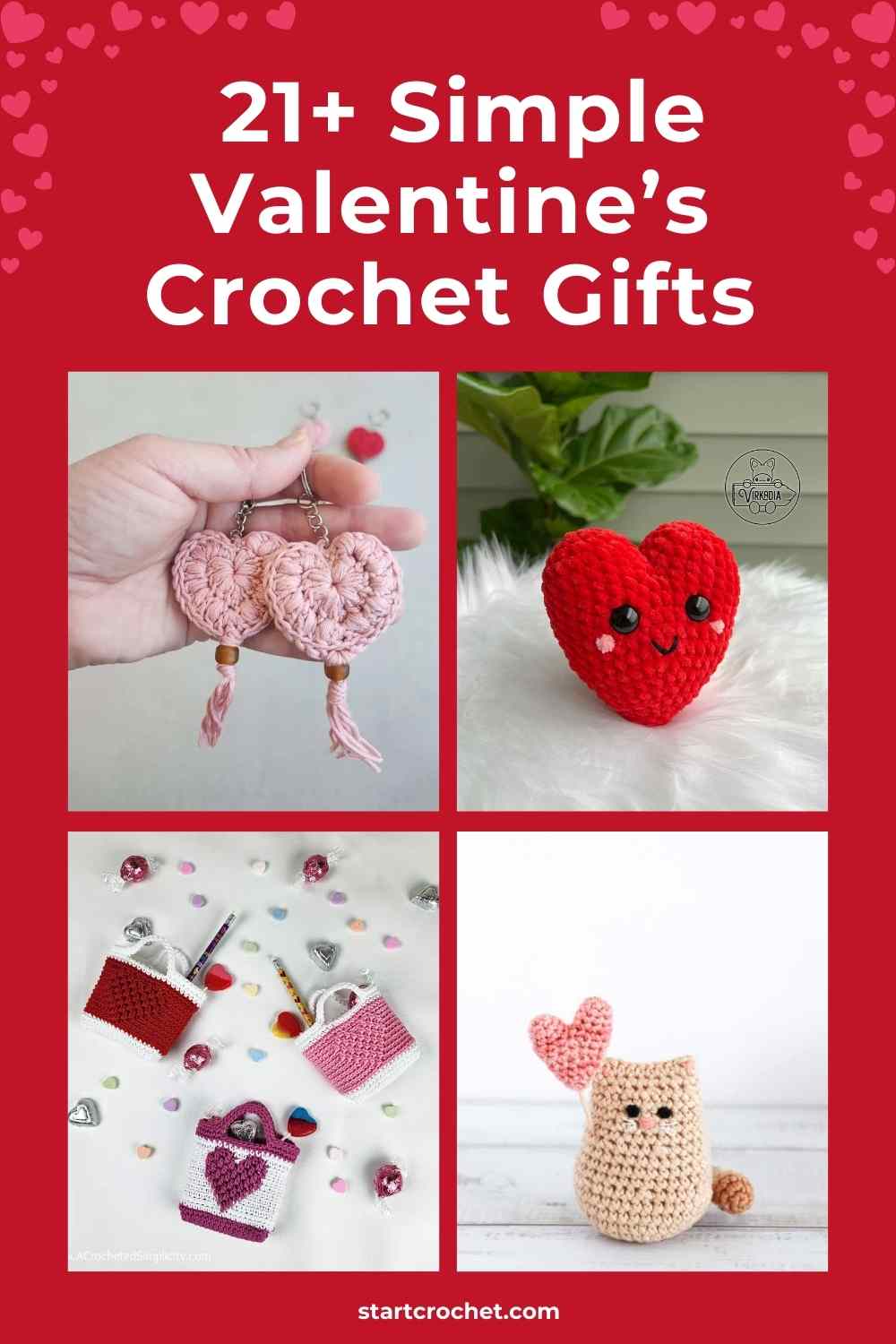 Simple Valentine’s Crochet Gifts