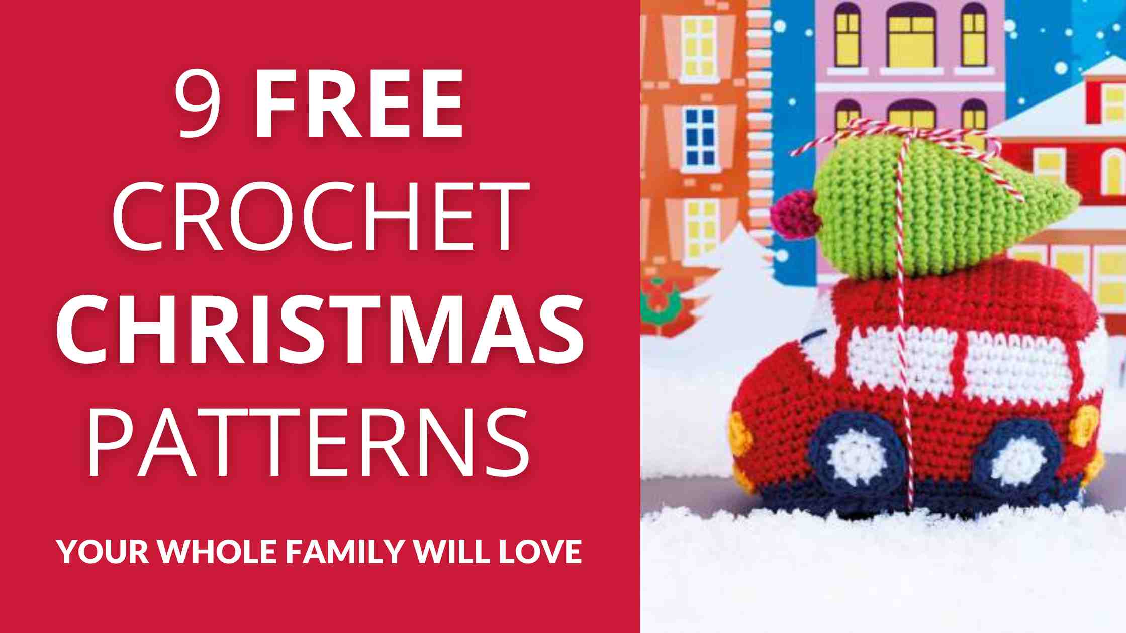 9 free christmas crochet patterns your whole family will love 9 free christmas crochet patterns your whole family will love