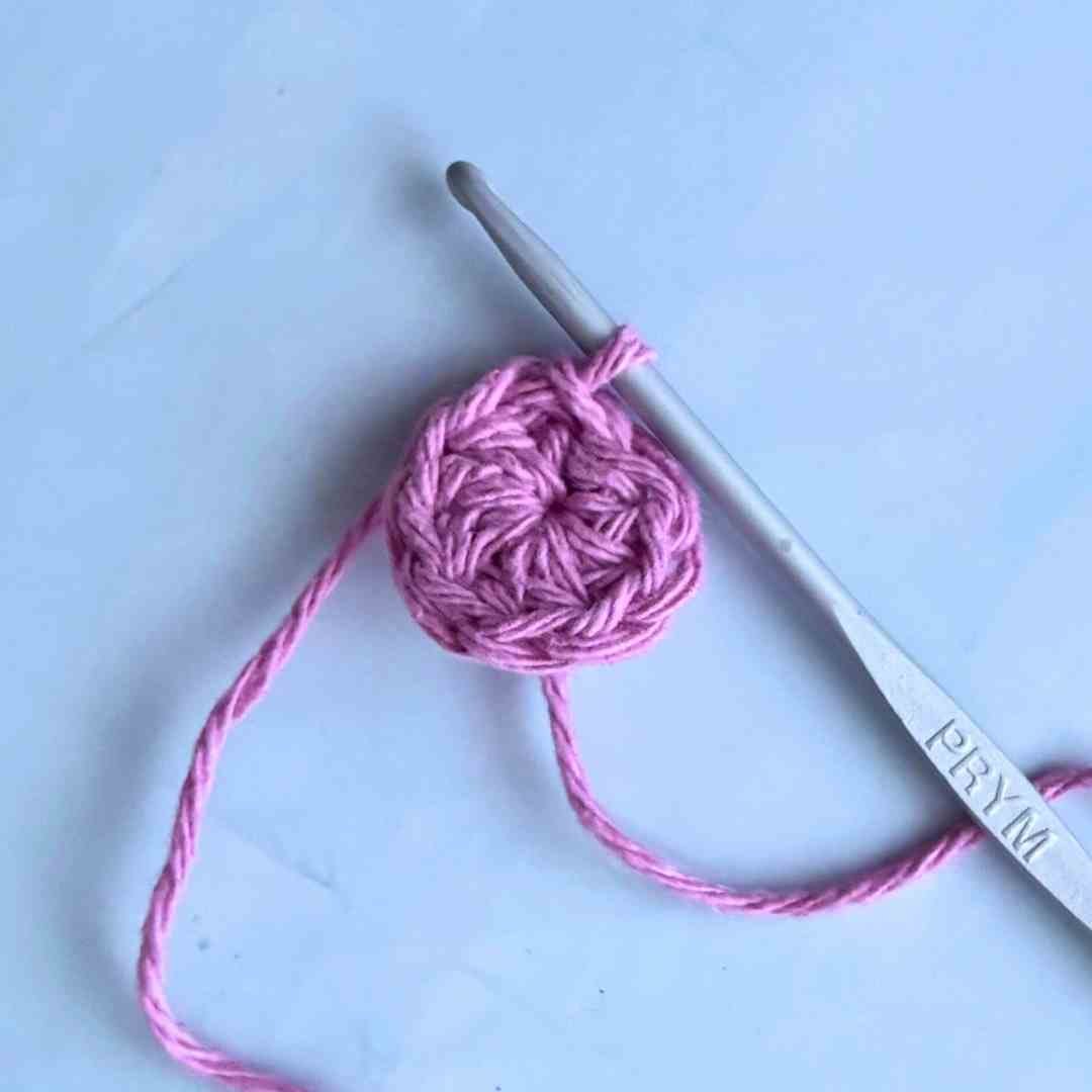 puff stitch flower granny square