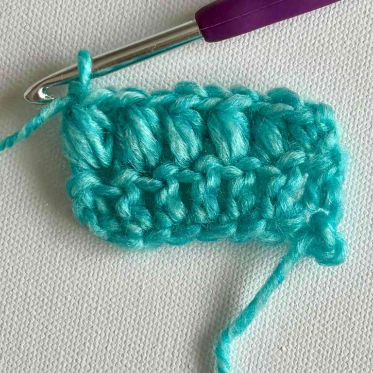 How to Crochet the Puff Stitch for Beginners (Step by Step Tutorial ...