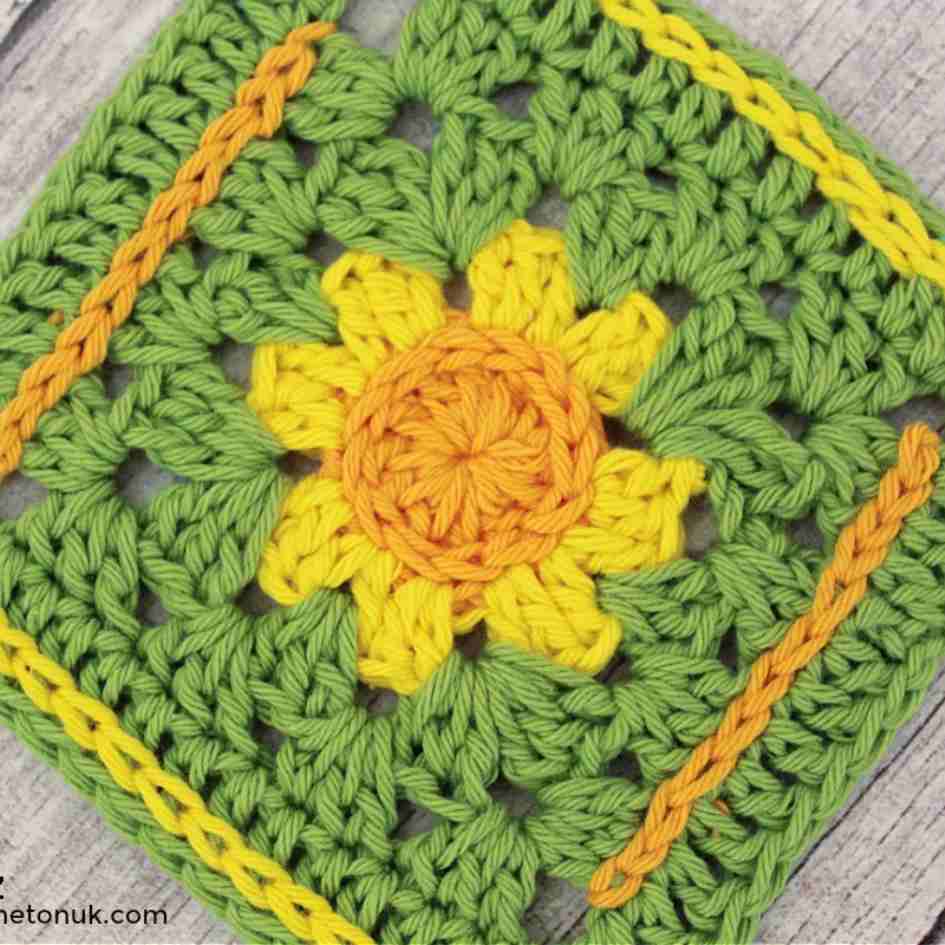 Summer Lawn Granny Square by Keep Calm & Crochet On UK