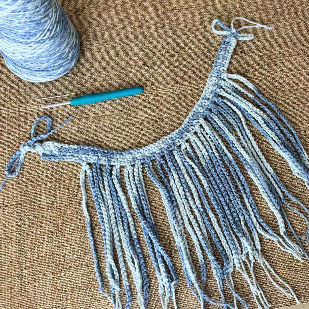 horse fly fringe crochet pattern