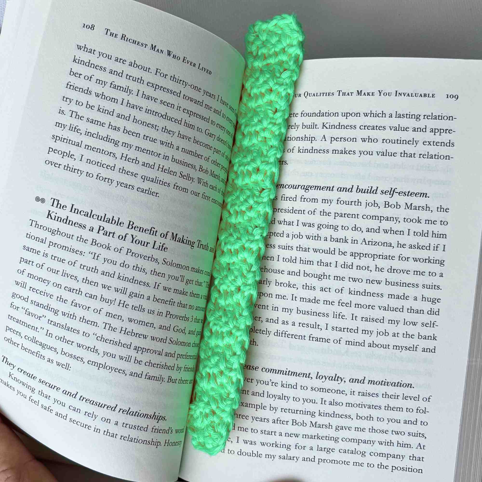 Quantum Healing Code Crochet Bookmark Pattern