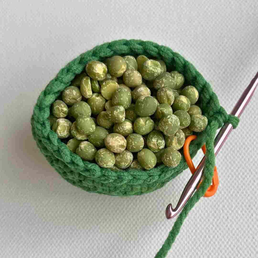 watermelon hacky sack crochet pattern