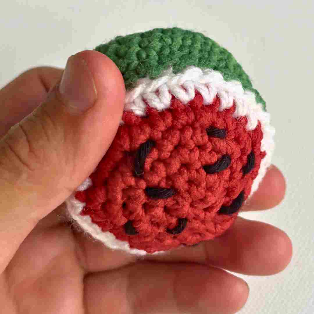 Watermelon Crochet Pattern PDF | Summer Hacky Sack - Image 8