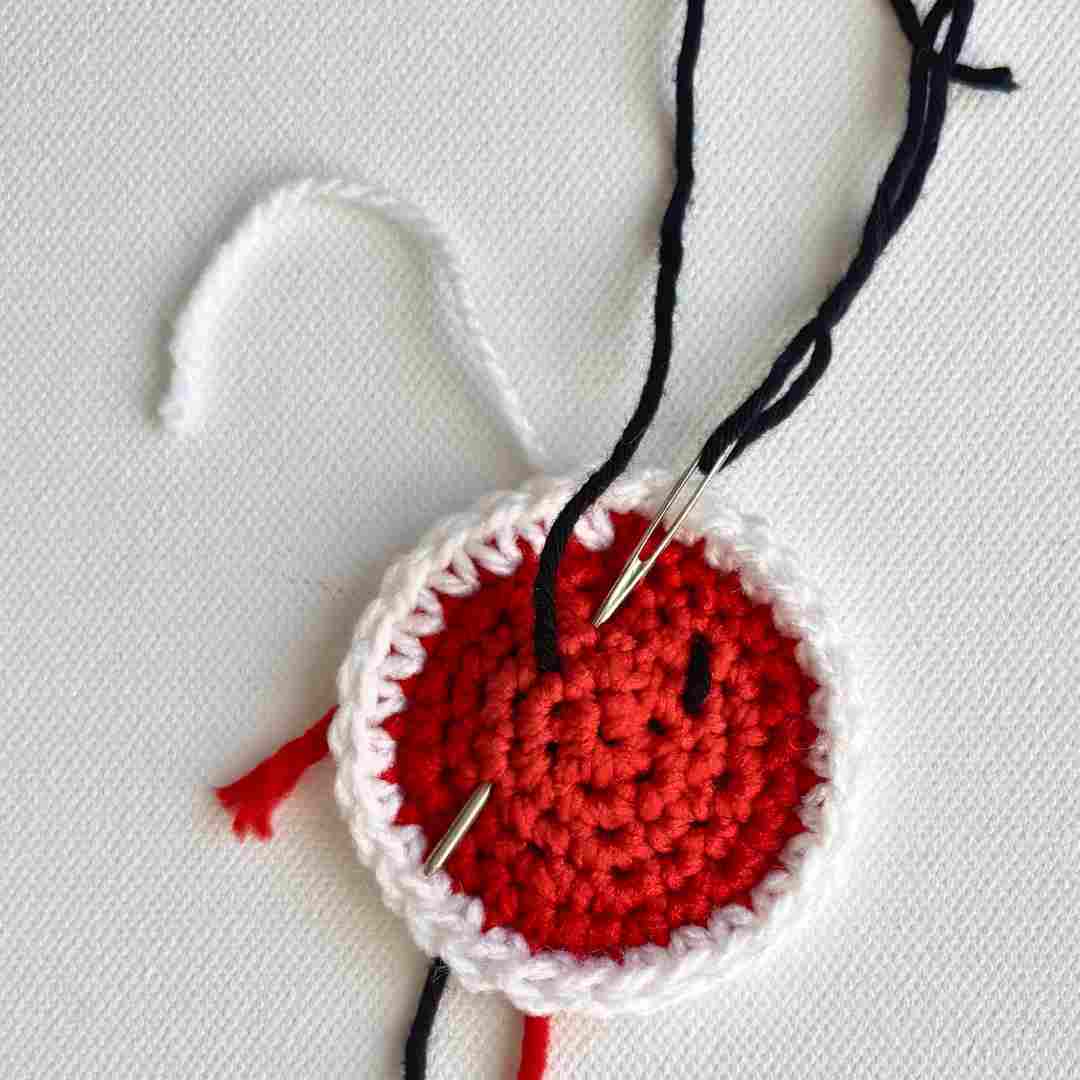 watermelon hacky sack crochet pattern