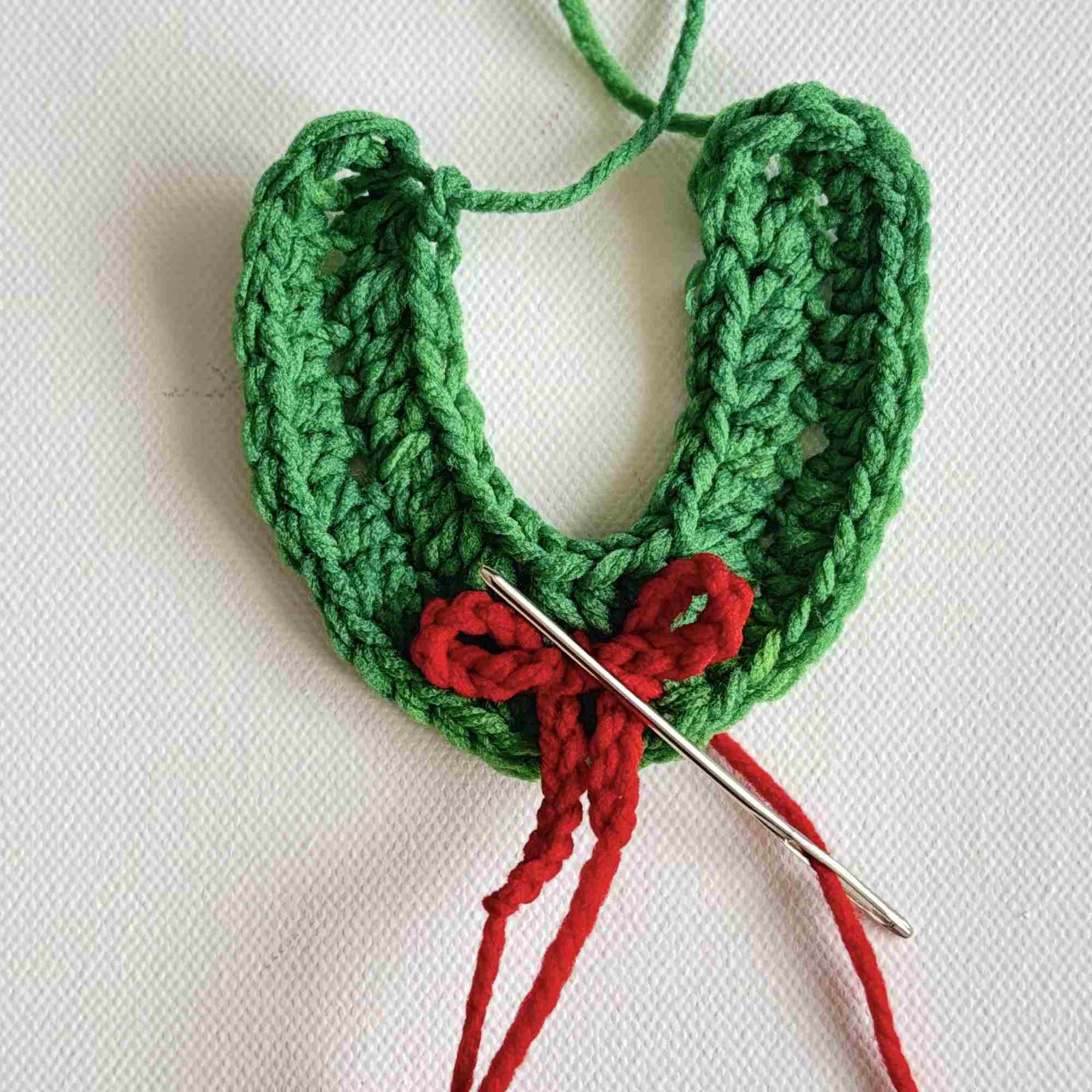 Horseshoe Christmas Ornament crochet pattern (14) Horseshoe Christmas Ornament crochet pattern