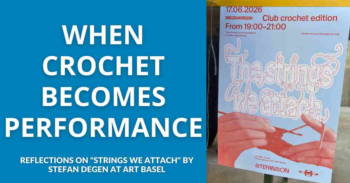 Strings We Attach by Stefan Degen Art Basel