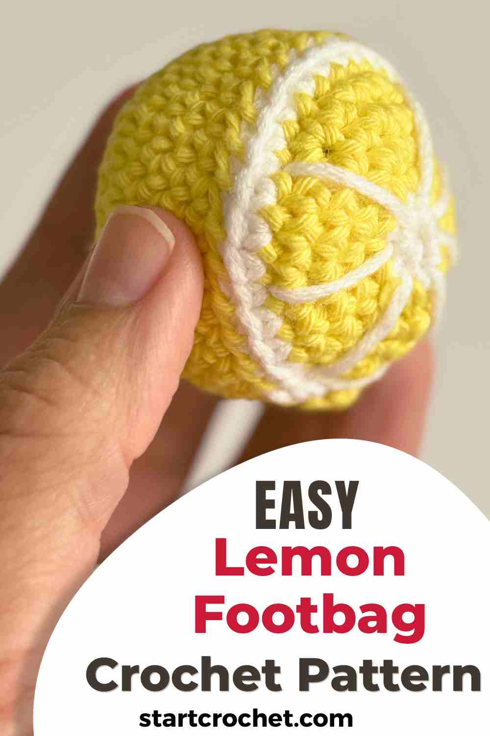 summer footbag crochet pattern