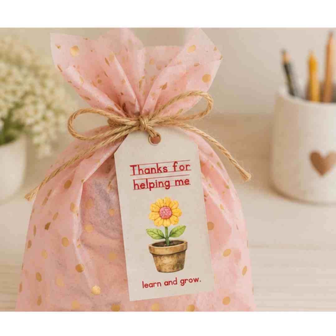 Printable Teacher Gift Tags for Handmade Gifts | Thank You Teacher Tags - Image 4